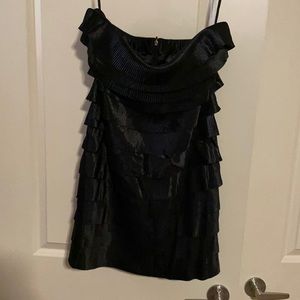 Express Black Strapless Dress